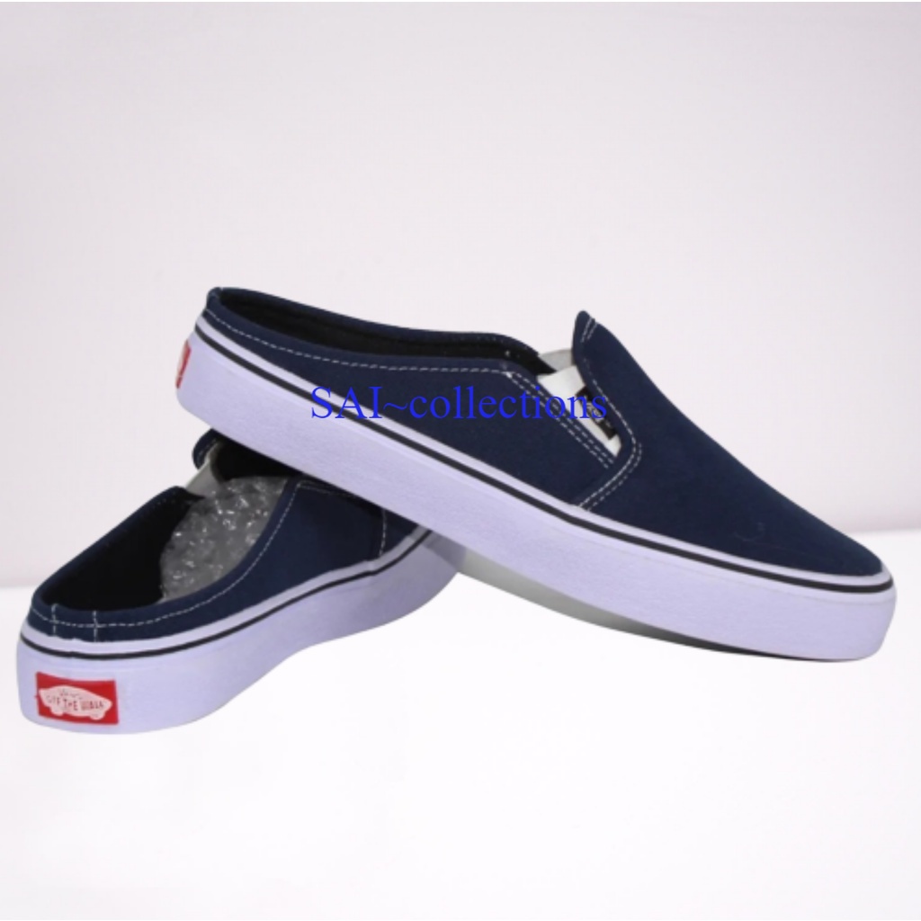 Sepatu selop bustong anak laki laki perempuan kanvas import murah flat slop terbaru lucu keren viral