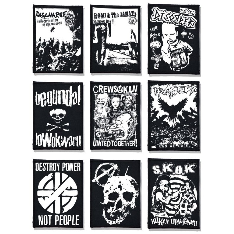 cod free setiker emblem patch,emblem punk,emblem band punk,emblem kotak,emblem band