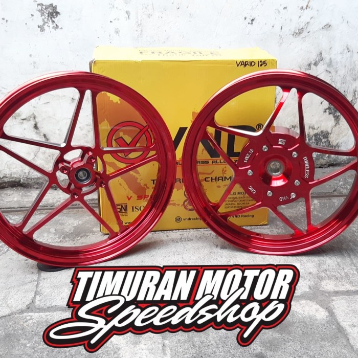 READY VELG VND V SPEED VARIO 125  VARIO 150 MERAH 185  215 ORIGINAL