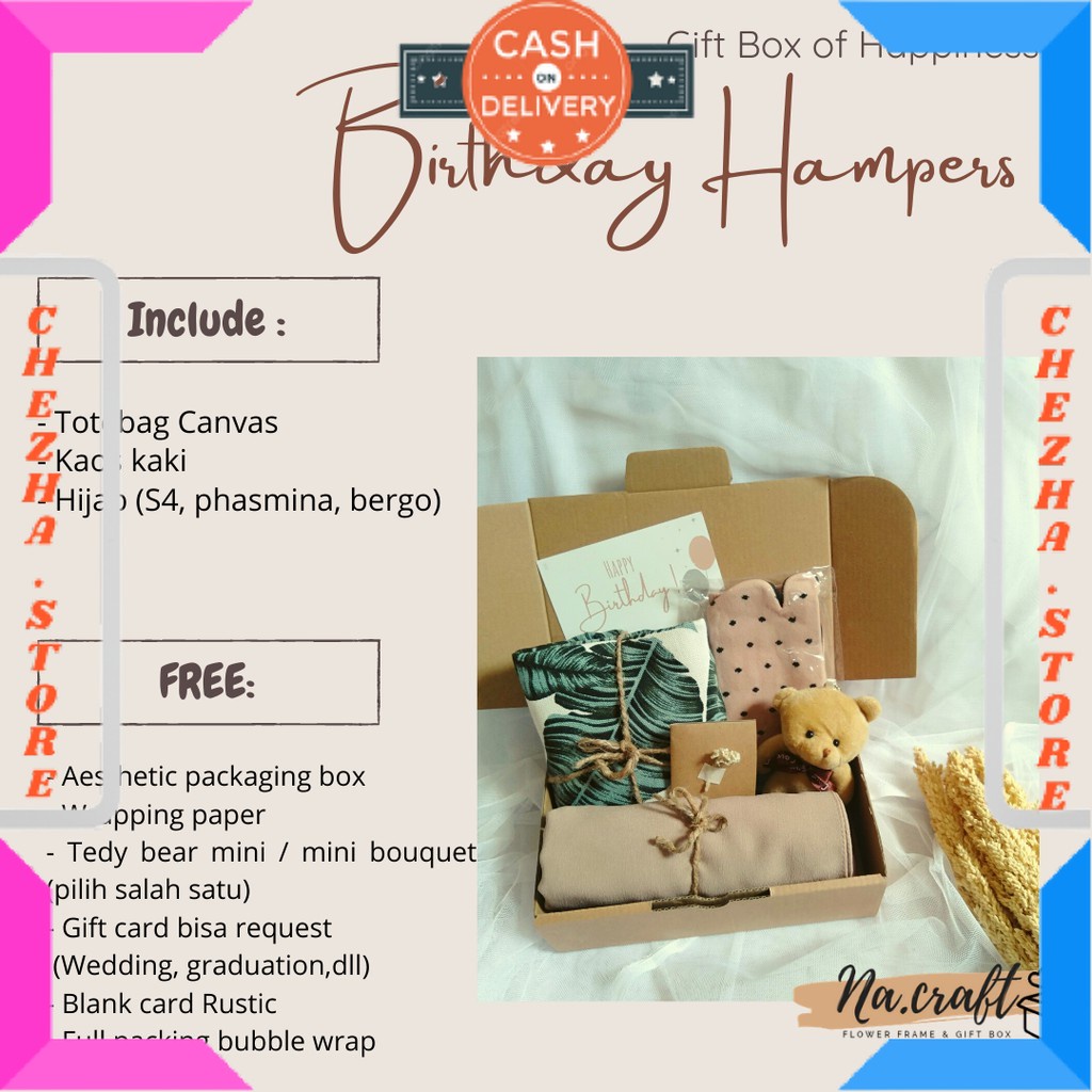 

BINGKISAN KADO ULTAH PASANGAN PACAR ISTRI MANTAN ISIAN MINI DAN BESAR / [READY STOCK!!] Kado Ulang Tahun Cewek/ Hampers Hijab/ Hadiah Wisuda/ Gift Box Cewek/ Gift Box Hijab/ Gift Box Birthday / BONUS GIFT CRAD UCAPAN