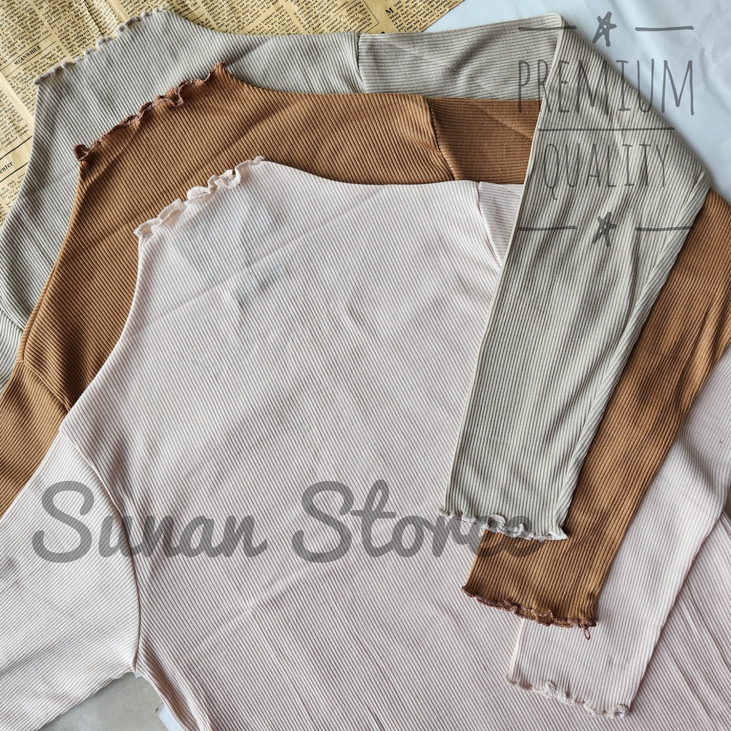 Inner Longsleeve Turtleneck Rib