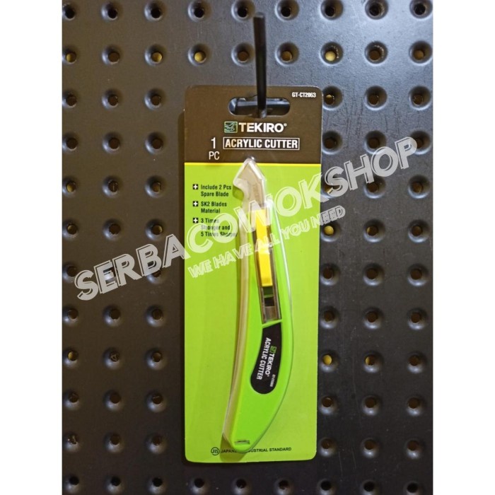 

TEKIRO Plastic Cutter Kater Acrylic Pisau Cutter Termurah