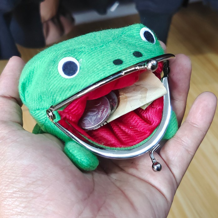 DOMPET KODOK NARUTO ANIME MANGA GAMAKICHI TEMPAT KOIN UNIK
