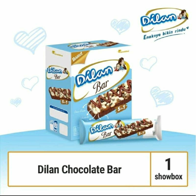 

dilan bar chocolate wafer | isi 12 pcs