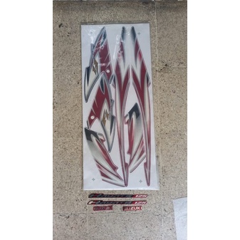 Original Impor Thailand suzuki Skywave 125 Fi Hayate vietnam merah maroon NOS Striping Stiker FULL S