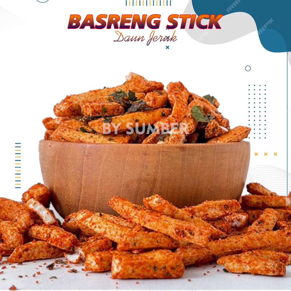 

Basreng pedas daun jeruk isi 500 gram SUMBERBERKAH_JAYA