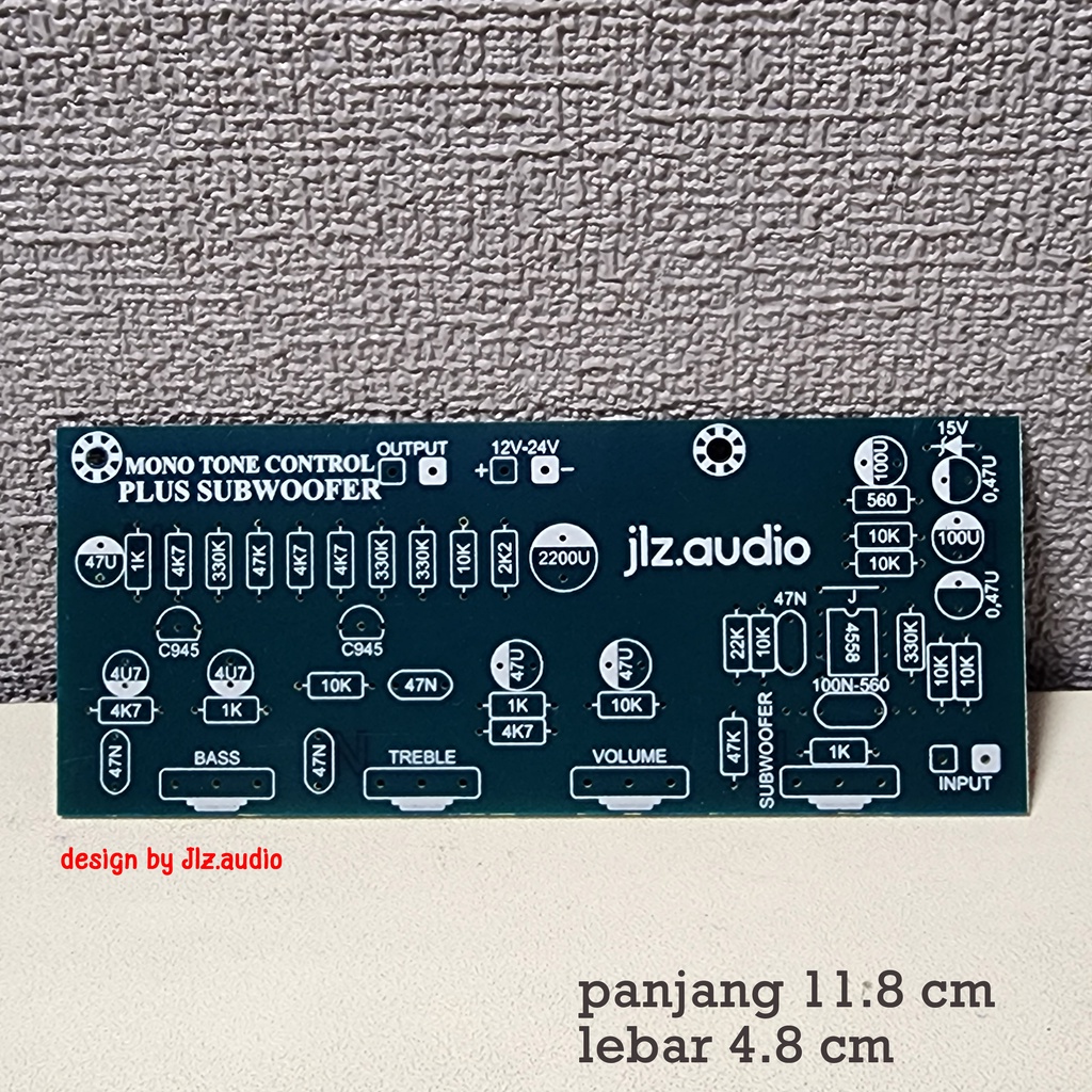 SA PCB TONE CONTROL MONO PLUS SUBWOOFER