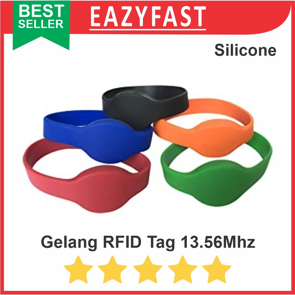 Gelang RFID 13.56Mhz 13.56 Mhz Bracelet Silicone Tag Mifare RC522 1KB