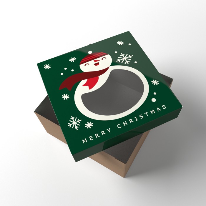 

Capricorn Design Cake Box Natal / Christmas isi 5 – CPE 002