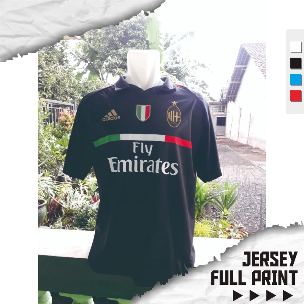 JERSEY AC MILAN 2011 3RD FULL PRINTING