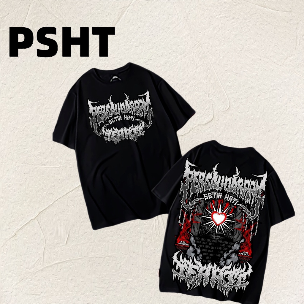 【COD】 KAOS PSHT BIG SIZE KAOS TERATE JUMBO KAOS SETIA HATI M L XL 2XL 3XL 4XL 5XL 6XL KAOS OVERSIZE 