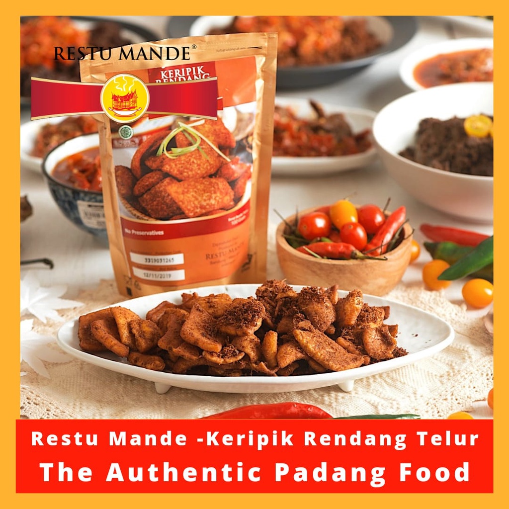 

Keripik Rendang Telur Restu Mande 100 gram