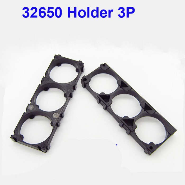 Bracket Braket Baterai Rakitan Lithium battery holder 3P 32650 32700 -OLL