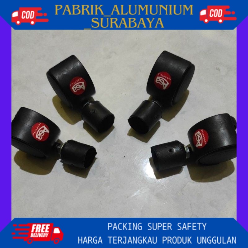 roda untuk semua rak / roda rak chiki, roti, chiki jumbo, cheker dan roda rak piring dragon