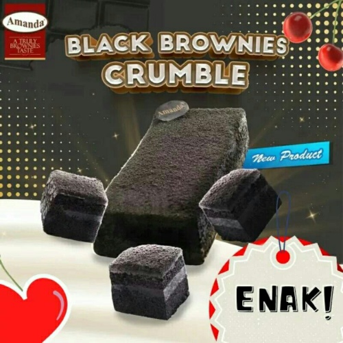 

black crumble Brownies Amanda