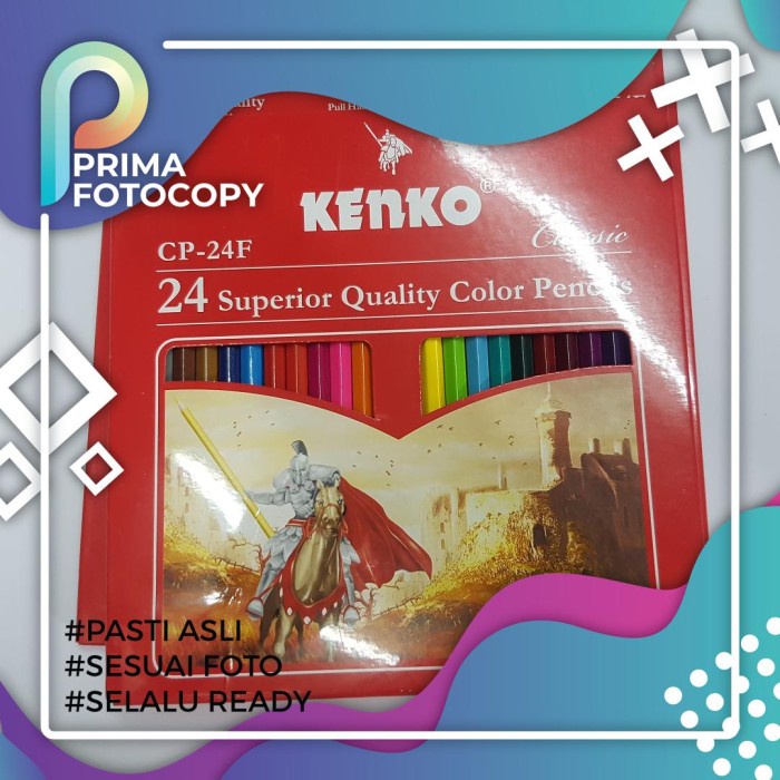 

Pensil Warna Kenko 24 Warna | Untuk Mewarnai Menggambar Anak Anak
