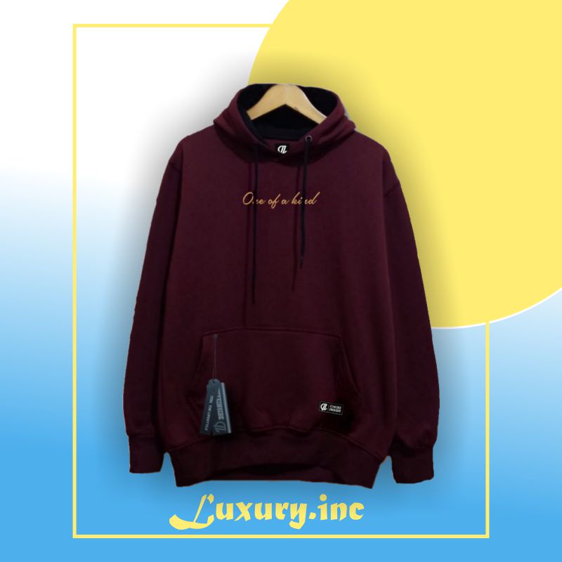 Hoodie Pria Wanita Jaket Jemper Distro Unisex Cewek Cowok Branded Oversize tebal Premium Kekinian Ju