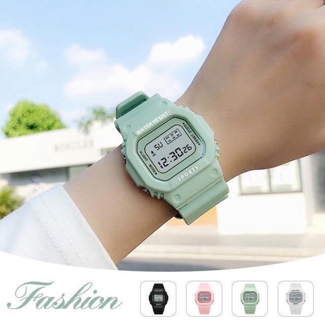 AXNAT COD JAM TANGAN RUBBER DIGITAL SEGI 5600 GROSIR MURAH KARET SPORT LED PRIA WANITA COUPLE JF052
