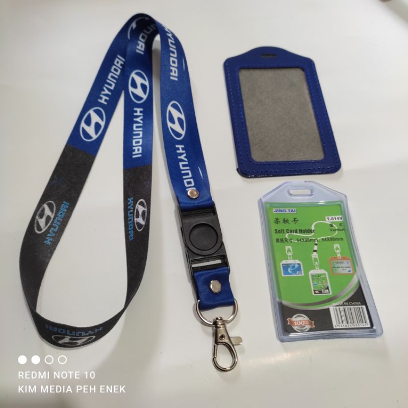 

Lanyard HYUNDAY printing / Tali idcard Hyunday bisa ecer/ GANTUNGAN HYUNDAY HANDPHONE