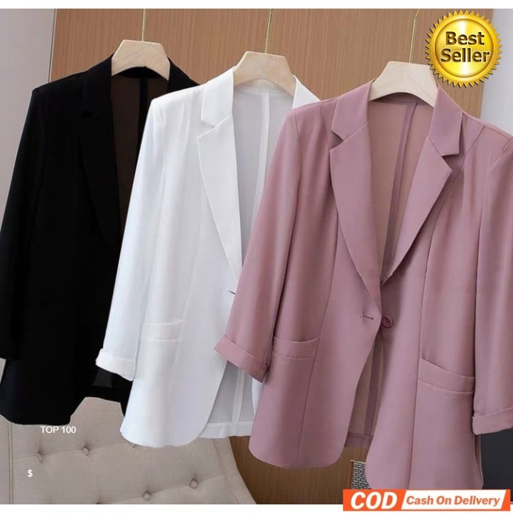dhsyfashion - KIARA BLAZER atasan outer/sakila/formal/M-L-XL/BLAZER WANITA/TERBARU