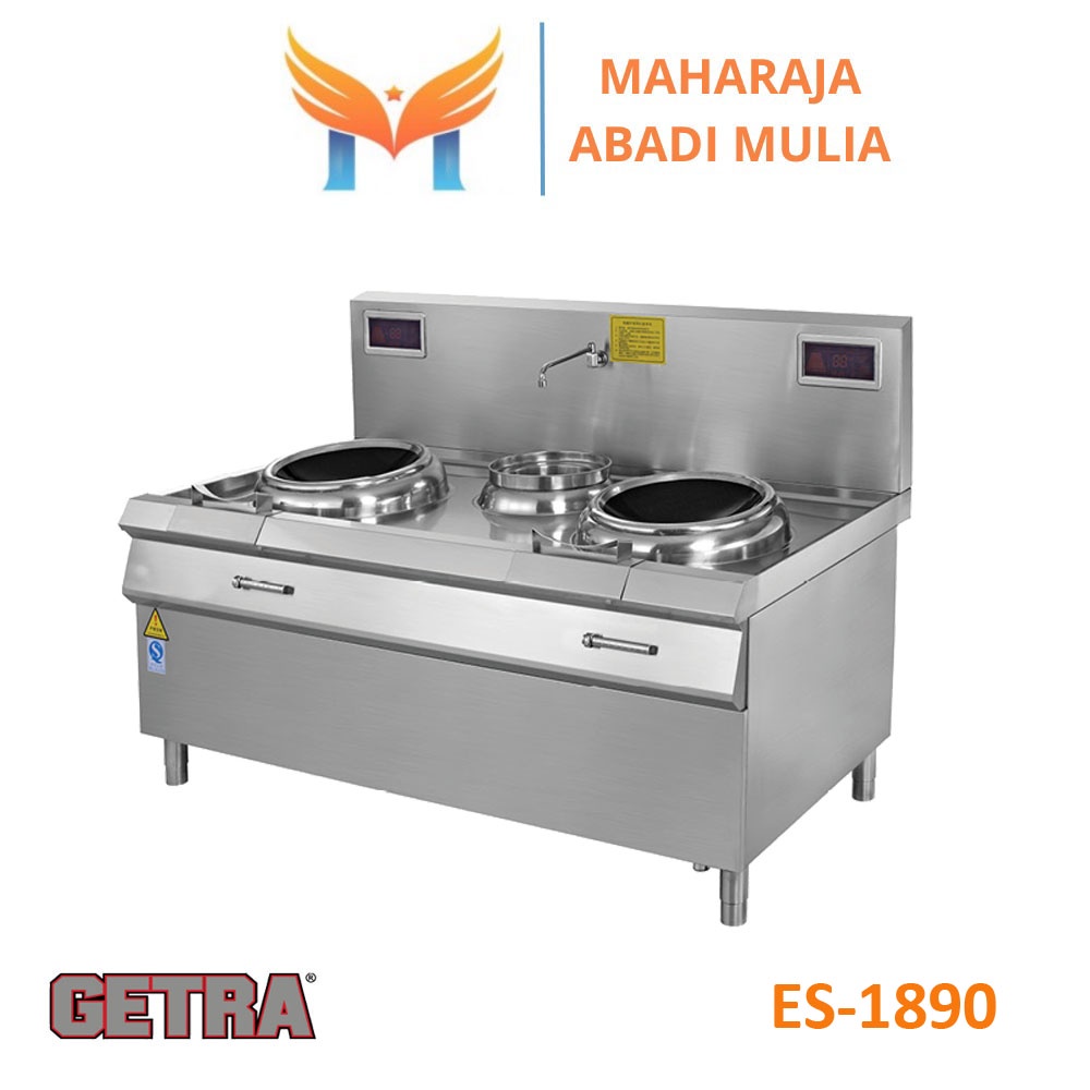 Kompor Induksi Kwali Getra Es-1890 Induction Kwali Range 2 Tungku