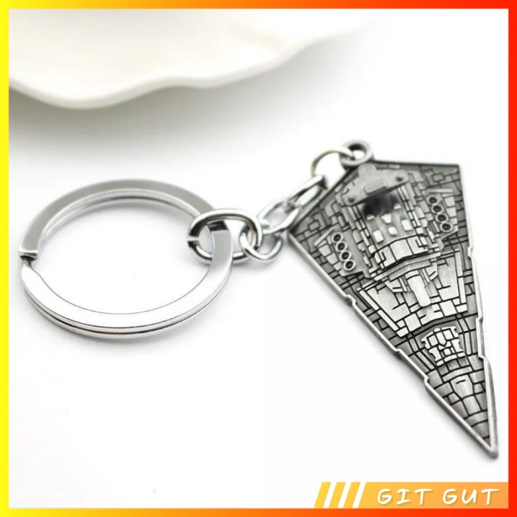 Keychain Gantungan Kunci Star Wars Imperial Star Destroyer