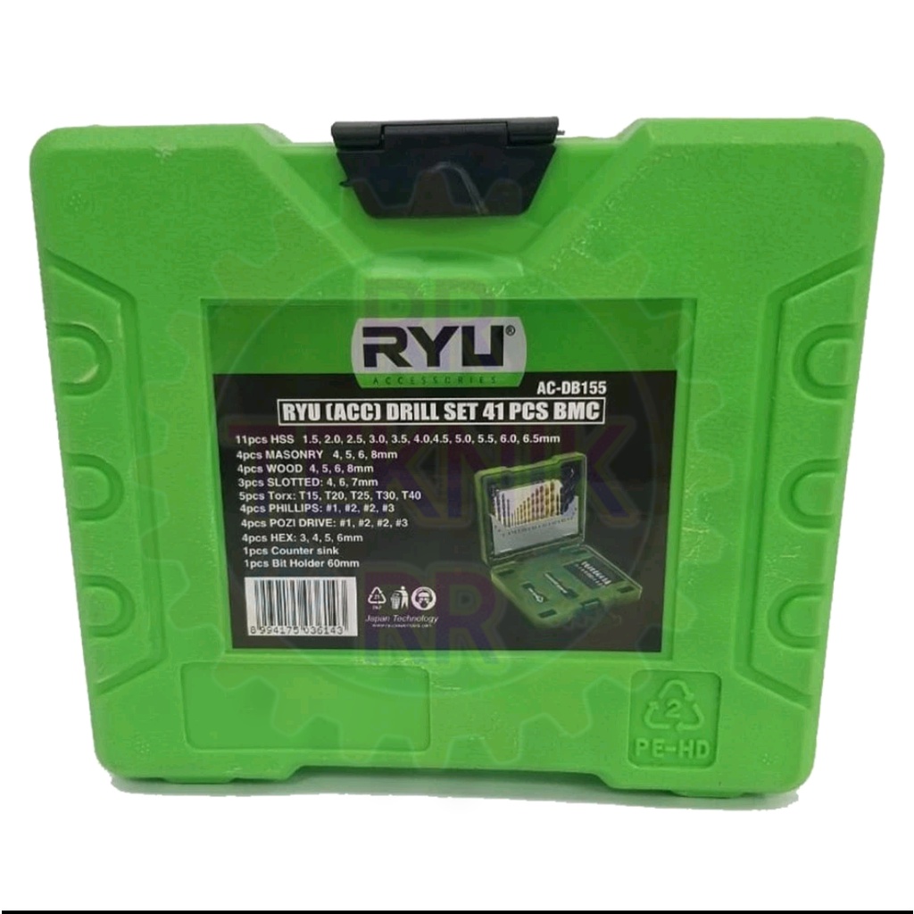 RYU MATA BOR SET RYU - BESI KAYU BETON 41 PCS