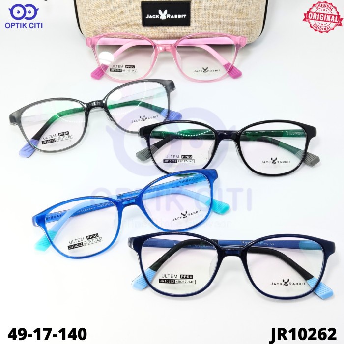 Frame Kacamata Anak-Anak Jack Rabbit JR 10262 Lentur Ringan Original