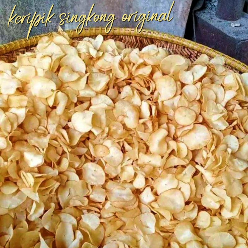 

keripik singkong original koin renyah murah 1kg.