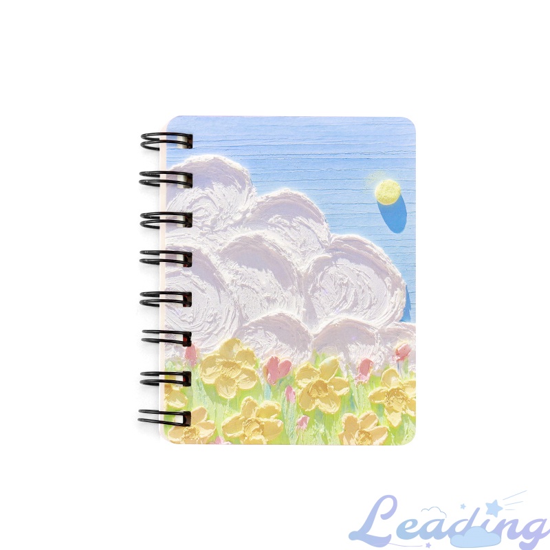 

Lucu kartun koil notebook mini portabel notebook berkat bahasa notebook-Le