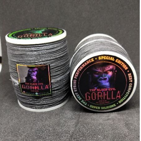 Benang Senar Gelasan Gorilla The Black Evil size 0.25 dan 0.35
