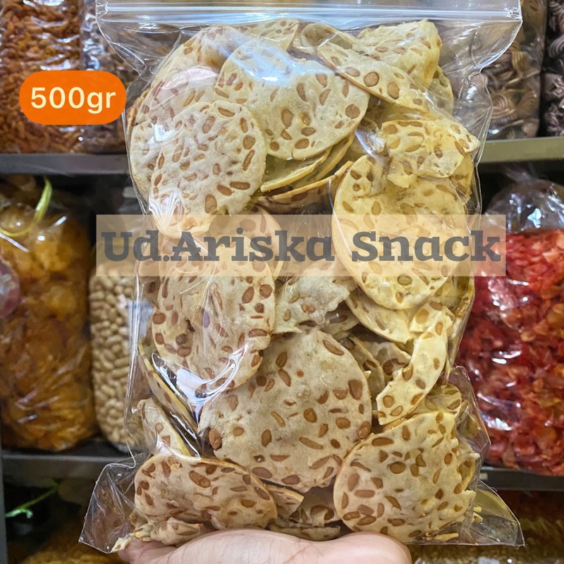 

Keripik Tempe Sagu 500gr Gurih Renyah ASG