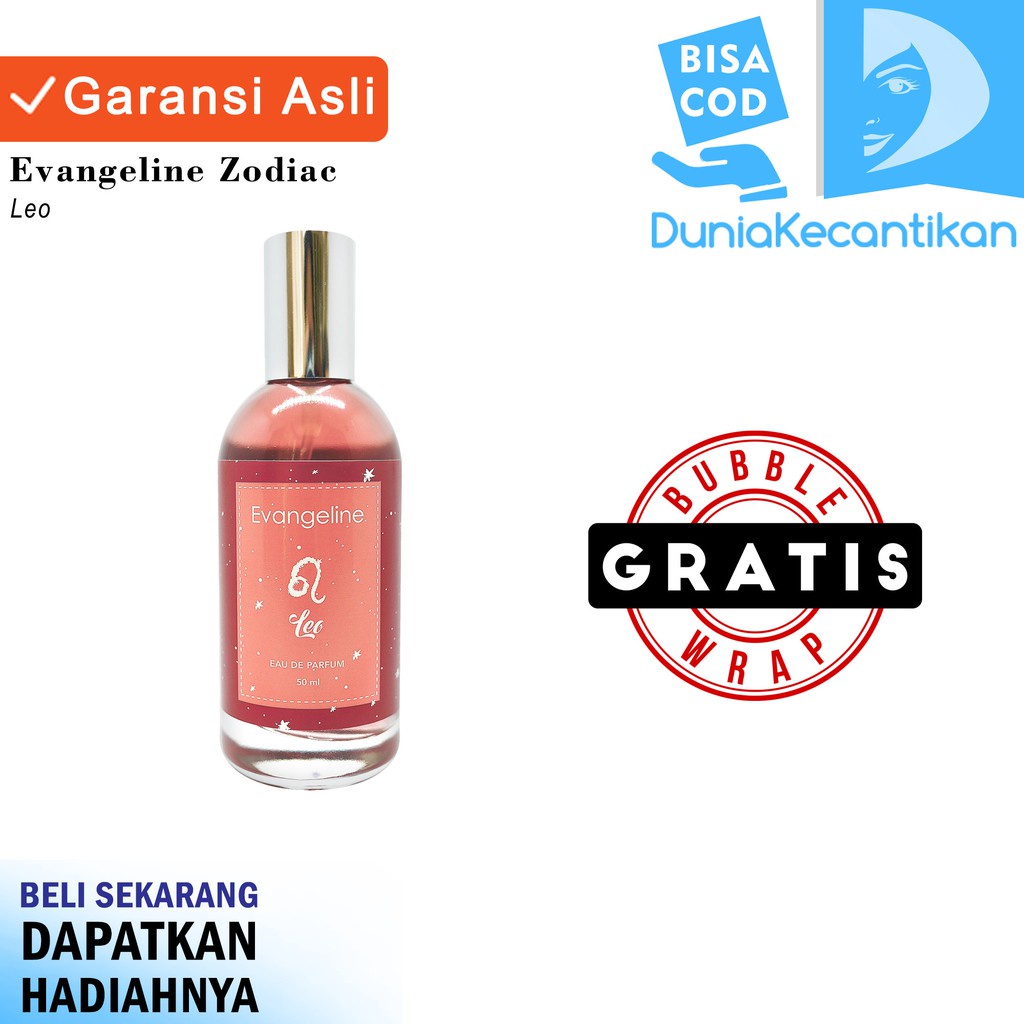 New Product DKMALL - Parfum Unisex Evangeline Zodiac Leo 50ml / Zodiak Leo / Parfum Pria Wanita Orig