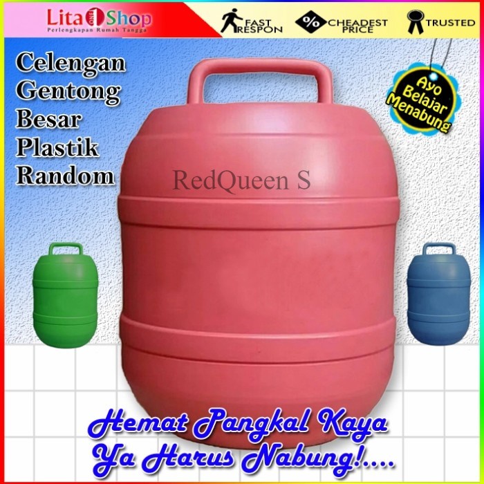 Celengan Gentong Plastik Besar/Celengan plastik jumbo