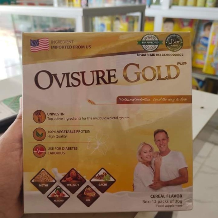 

susu ovisure gold isi 12 - ovisure gold milk - original