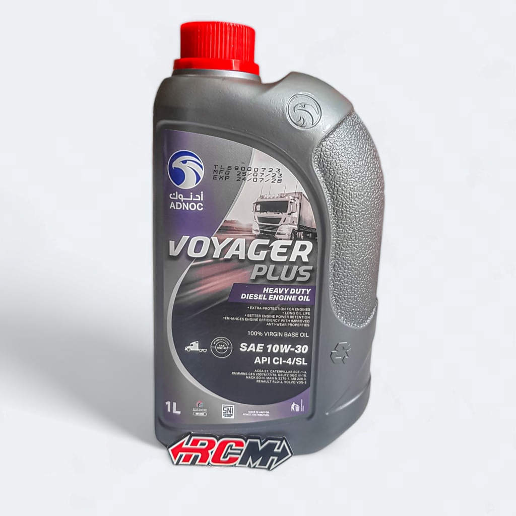 ADNOC VOYAGER PLUS DIESEL LAMA OLD BARU PELUMAS OIL OLI OIL MESIN ENGINE 15W-40 15W40 10W30 15W - 40