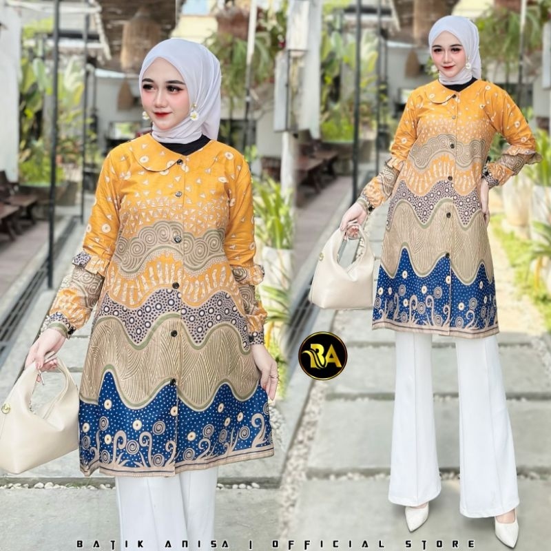 Tunik Batik Wanita Modern | Batik Wanita Baju Batik Wanita Terbaru Premium Batik Tunik Wanita