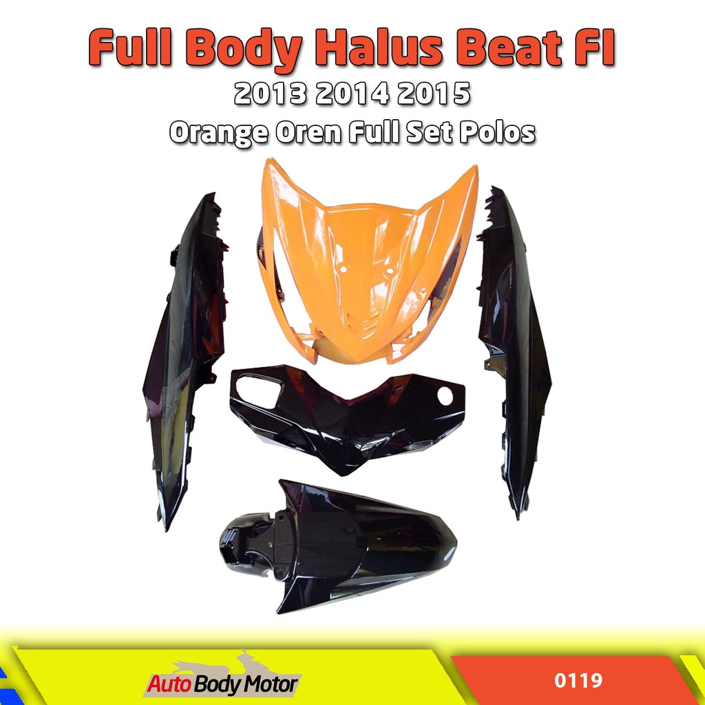 Full Body Halus Beat FI 2013 2014 2015 Orange Full Set Polos