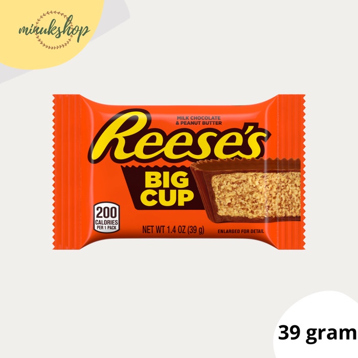 

Reeses Peanut Butter Milk Chocolate Big Cup Mini 39 gram