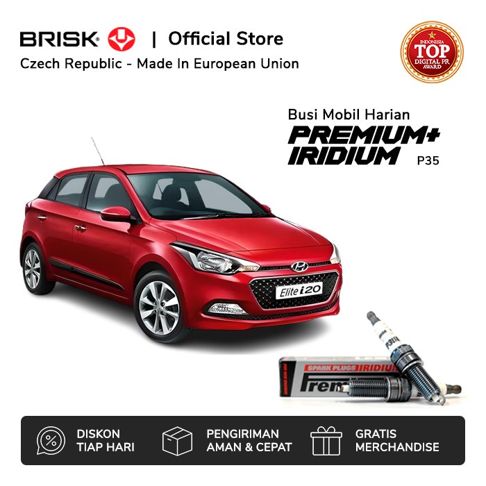 Busi Mobil Hyundai i20 BRISK Premium Iridium P35