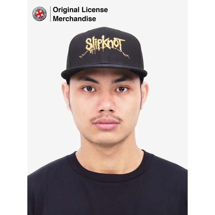 Topi Snapback Hat Bordir Terbaru Import Pria Wanita SLIPKNOT Barcode