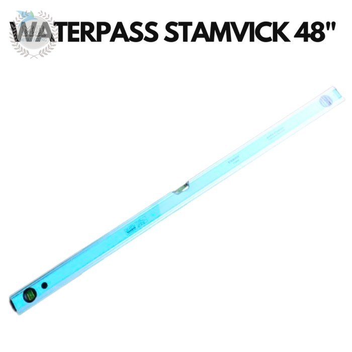WATERPAS MAGNET ALUMUNIUM STAMVICK HEAVY DUTY 48 INCH ALAT UKUR TUKANG OLS WATERPASS MAGNET PANJANG 