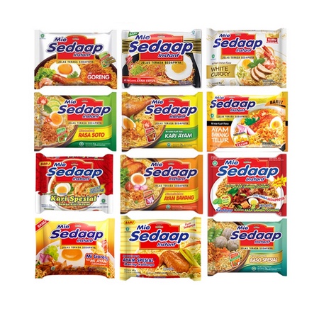 

[PGO] MIE SEDAP sedaap goreng / soto / kari ayam / kari spesial / salero padang / spicy chicken