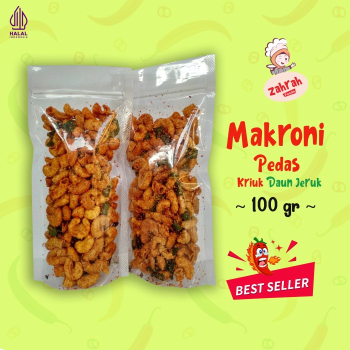 

Makroni Pedas 100 gr - Gurih Kriuk / Camilan Instant