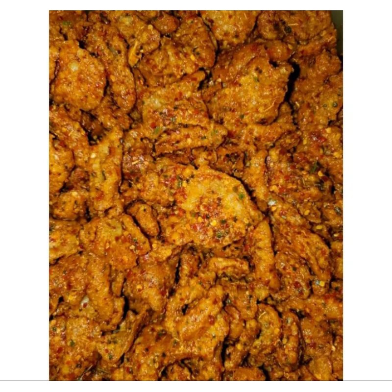 

KULIT AYAM CRISPY 1KG EXTRA DAUN JERUK