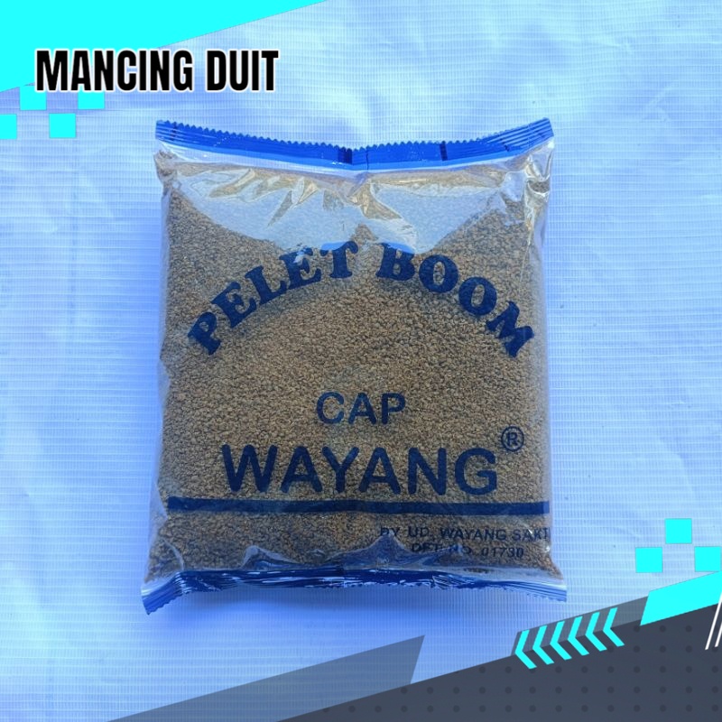 Pelet Boom Cap wayang besar - Boom wayang besar - umpan pancing- umpan pelet cap wayang