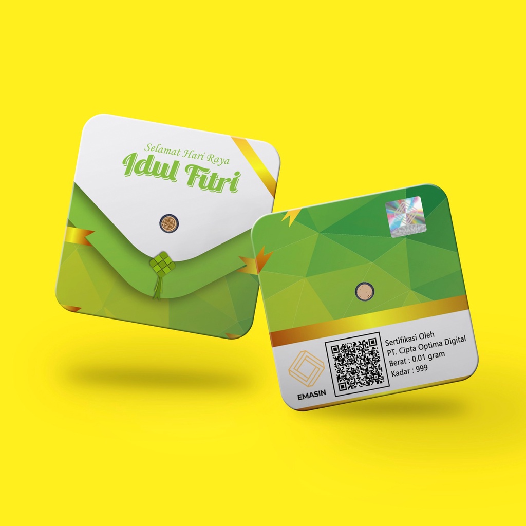 Emasin Logam mulia emas 24k emasin 0,001 idulfitri series