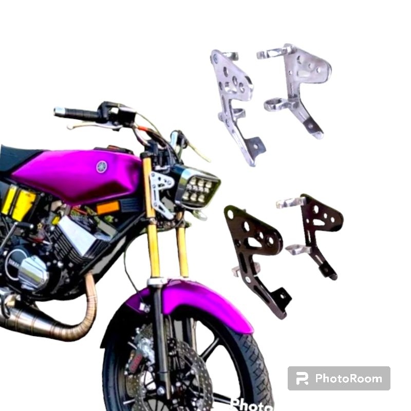 Pangkon Lampu Depan RX KING Bpro Cnc Dudukan Lampu Breket Lampu