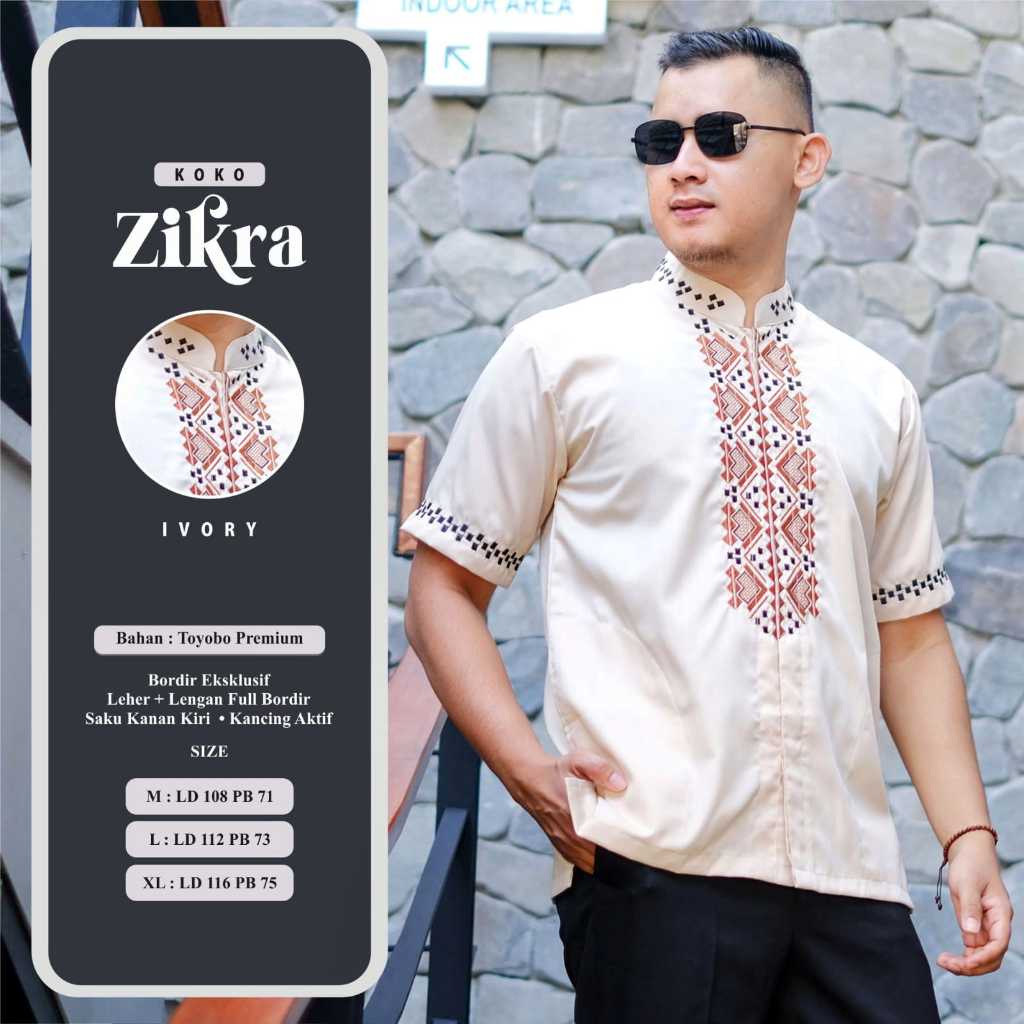 [jejehastore] koko zikra katun toyobo bordir M-XL