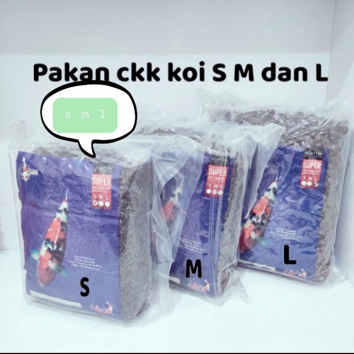 pakan koi ckk koi food super high growth isi 2kg - S